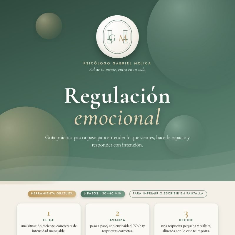 Guía práctica de regulación emocional